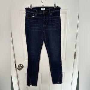 Women’s Loft Skinny Mid Rise Blue Denim Jeans Size 2 Business Casual Streetwear
